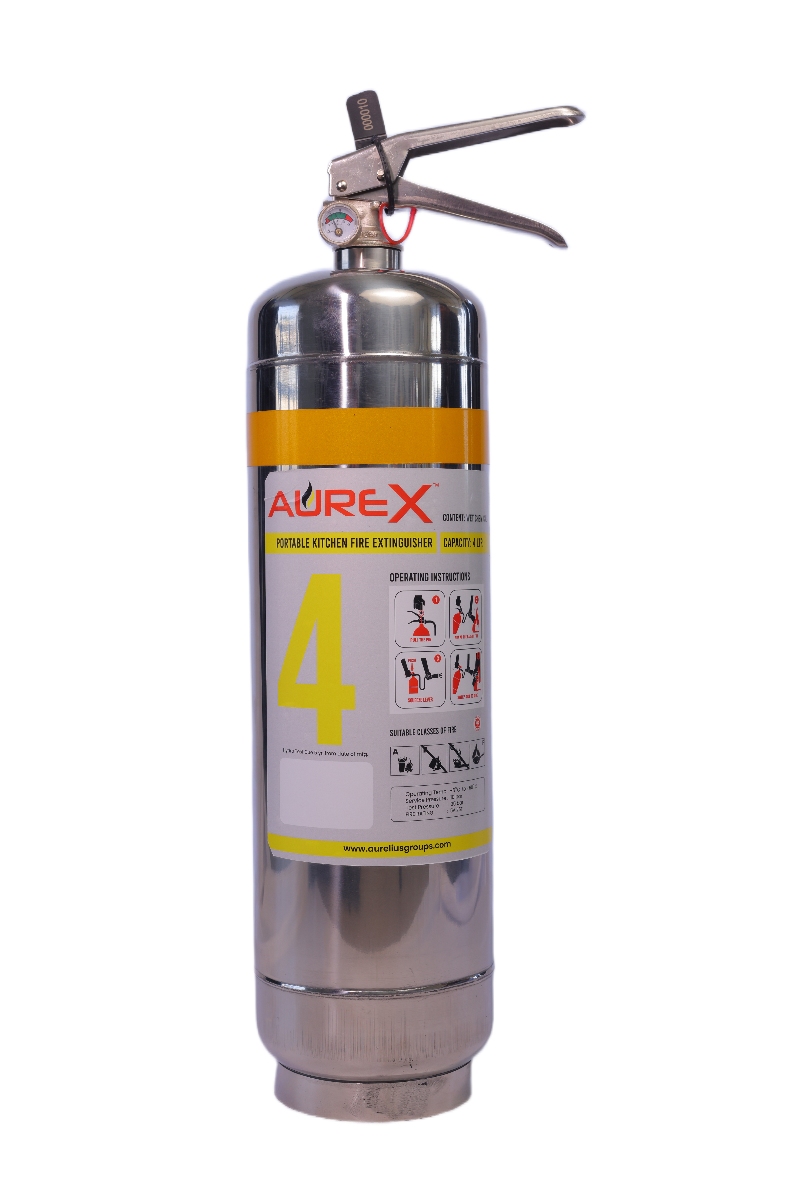 K-Type 4 KG Fire Extinguisher